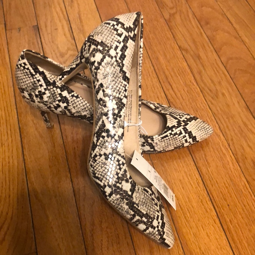 a new day snake skin heels